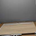 Coavas Small Folding Desk 39.4 inch Foldable Computer Desks, Spaces Saving Writing Table for Bedroom, Home Office, Dorm, Apartment, Kids, White Oak