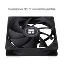 Thermalright TL-C12C X5 CPU Fan,Black Cooling, Fan in The unlit VersionEstablish Ties or Contact PC Fan with 1550RPM Speed, 120mm Computer Case Cooler,PWM Control for Case and Liquid Cooler