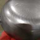 GreenPan Carbon Steel Wok 14, Flat Bottom, Durable Stir-Fry Pan, Pre-Seasoned Ready to Use, High Heat Retention, Induction, Ash Wood Handle, Kyoto, Black