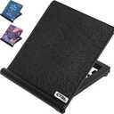 Calf Stretcher Slant Board - Adjustable Slant Board for Calf Stretching, Non-Slip Foot Incline Board - Portable Stretch Board Equipment for Ankle, Achilles Tendon, Knee, Posture Exercise (Black)