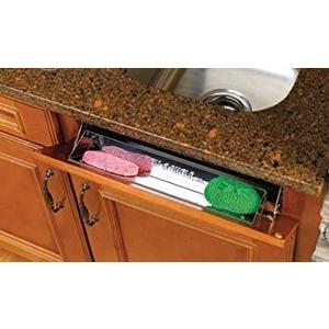 Rev-A-Shelf 28in Stainless Steel Tip-Out Tray