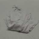 GOBLES Women's Sexy Long Flare Sleeve Square Neck Chiffon Tiered Mini Cocktail Party Dress (White)