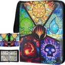 Card Binder for MTG/TCG,9 Pocket Trading Card Binder for YGO/PTCG,Holds 720 Cards,Collector Card Album for Standard Game Cards,Toys Gifts