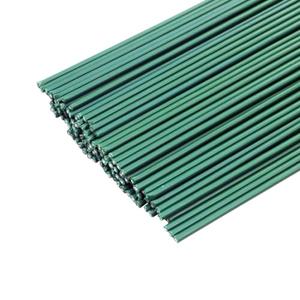 Arlai 2 Gauge Floral Stem Wire 16 Inch Dark Green Floral Wire - DIY Artificial Flower Arrangements Wreath Making Supplies