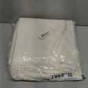 Ascoza 2pack 90x132 Inch Ivory Rectangular Tablecloth 8 Feet Table Cloth in Polyester Fabric for Wedding/Banquet/Restaurant/Parties