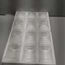 Hewory Glass Bud Vases for Centerpieces: Set of 12 Blown Clear Small Vase Bulk, Mini Cute Flower Vase for Floral Arrangement, Modern Decorations for Wedding Party Event Table Decor, 3.7"(H)2.75"(D)