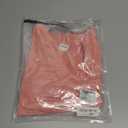 Womens Summer Tops V Neck Tank Tops Plain Casual Soft Sleeveless Tops Pink Large