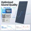 4 Pack High Density Large Acoustic Panel Sound Absorbing with Self-Adhesive