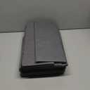 popoly Stemware Storage Containers (2 pack), Glass Storage Box with Dividers for Glassware or Crystal, Holds 12 Red or White Drink Glasses, Hard Top and Stackable (Grey)