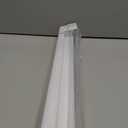 DEZ FURNISHINGS Cordless 1" Light Filtering Pleated Shade, Fabric, 29" W x 48" H, White