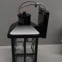 Motion Sensor Outdoor Lights Dusk to Dawn Porch Light Black Exterior Lighting Fixtures Modern Outside Wall Mount Coach Lamp for House Garage Patio Front Door