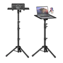 Projector Stand - Adjustable Height 22 to 63 Inches, Tripod for Laptop & Projector, Outdoor Movies