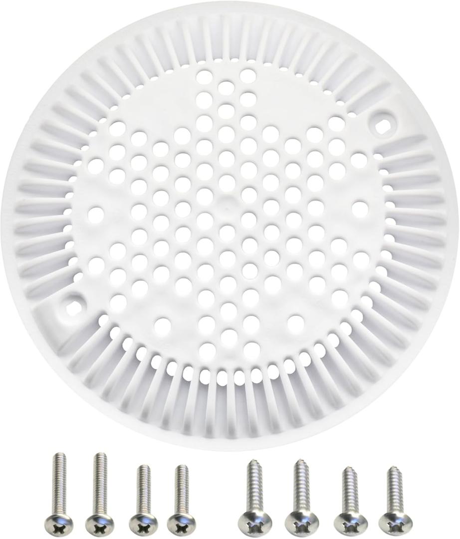 WGX1048E Pool Main Drain Cover Compatible with Hayward Suction and Dual Suction Outlet, Pool Drain Cover (1 Pack)
