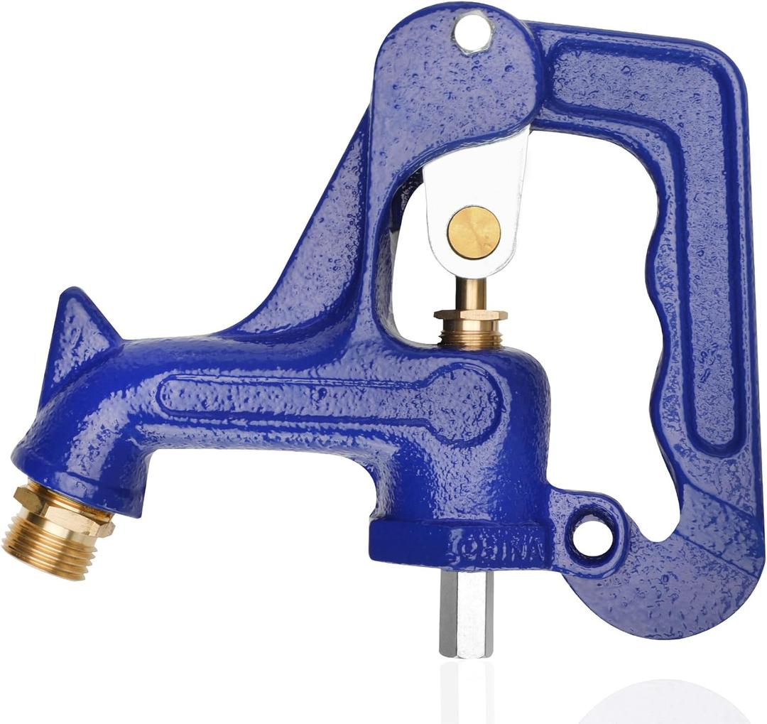 Frost Proof Yard Hydrant Head Assembly, Adapt to 1" NPT Male Thread Pipe with 3/8"-16 Nut Rod, 3/4" Pipe Connection, Providing a Stable Water Supply, Yard Hydrant Replacement Head