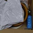 OurWarm 9.35Ft & 6Ft Gold Balloon Arch Stand, Free Bending Shape Balloon Arch Kit, Half Arch Balloon Stand with Base for Floor, Ideal for Wedding Birthday Baby Shower Graduation 4th of July Decoration