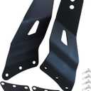 2 Pcs 52" Curved LED Light Bar Mounting Brackets for Upper Windshield - Fits 1999-2006 Chevy Silverado, Tahoe, Suburban, Avalanche & GMC Yukon Sierra