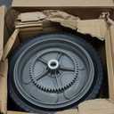 40987 Lawn Sweeper Wheel Tire Complete Assembly Set Compatible with Craftsman Tow-Behind Lawn Sweeper 2 PCS