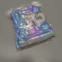 2 x Hiroyuki Iridescent Makeup Bag, 14 inches Cosmetic Bag, Large Capacity Travel Pouch (Face, blue)