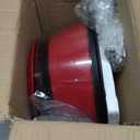 West Bend Stir Crazy Hot Oil Popcorn Popper, Popcorn Maker Machine with Large Serving Bowl Lid and Stirring Rod Perfect for Movie Night Snack Time or Parties, 6-Quart, Red