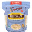 Bob's Red Mill Gluten Free Old Fashioned Rolled Oats, 32oz (Pack of 1) - Non GMO, Whole Grain, Vegan, Kosher