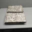 Jinchan Fiora Runner Rug 3x8-2pcs Kitchen Washable Vintage Hallway Rug Floral Print Floor Cover Indoor Thin Retro Mat Accent for Bathroom Laundry Room Bedroom Office Farmhouse (Double, Taupe)