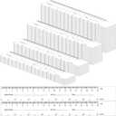 Geiserailie 1000 Pcs Self Adhesive Wound Ruler Measurement Tools 7 Inch Wound Measuring Tape Measuring Guide Ruler for Nurses