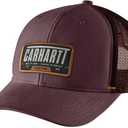 Carhartt Men's 105971 Canvas Mesh-Back Outlast Patch Cap (Port)