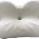 Odorless Cervical Neck Pillow, Memory Foam Neck Support Pillow for Neck Pain Relief, Adjustable Contour Neck Pillow with Breathable Cover