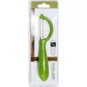 Serrated Piranha “Swivel” Peeler 7.25” Green