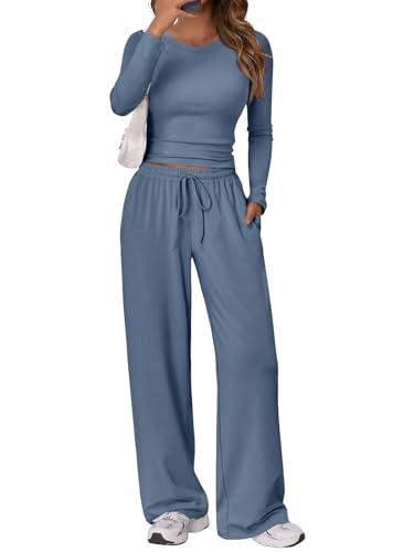 Trendy Queen Women's 2025, Early Fall Fashion Must-Haves Y2K Workout Gym Clothes Comfy Airport Travel Vacation Luxury Outfits Sweatsuit Winter Clothing, Small 
