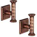 Monarch Abode Bathroom Hand Towel Hook for Bathroom, Hooks for Towel, Towel Hanger for Bathroom, Hanger Wall Mounted, Set of 2, 3-inch Robe Hook, Antique Copper Finish
