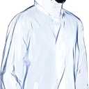 LZLRUN Mens Fully Reflective Jacket Outdoor Windbreaker Running Cycling Coat (XX-Large, Grey)