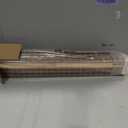 Cordless Bamboo Roman Shades w/Valance, 28" W × 64" H, BDP-Driftwood