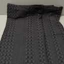 PHF 100% Cotton Waffle Weave Euro Sham Covers, 2 Pack 26" x 26" Bed Pillow Covers for Elegant Home Decor, No Filling, Luxury Aesthetic Soft Euro Pillow Cases for Bed, Black