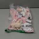 JOLLITO Crib Mobile for Girls, Soft Pink Musical Baby Crib Mobile with 12 Lullabies, Rotating Arm and Detachable Plush Animal Toys, Nursery Decor Baby Mobile for Crib Toys Bassinet