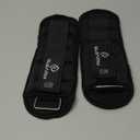 Ankle Weights for Women & Men - 1lb Pairs for Walking, Running, Yoga, Fitness - Premium Ice Silk Fabric - Comfortable, Durable & Tear Resistant (Black)