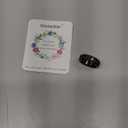 Anxiety Ring for Women Spinner Ring Fidget Toys Adults Fidget Ring Spinner Rings Stainless Steel Fidget Rings Fidgit Ring Men Moon Star Black Size 6