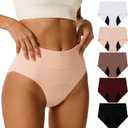 IENIN Incontinence Underwear for Women: Washable & Reusable Incontinence Underwear, Soft, Discreet, Absorbent, Machine-Washable (XL, Pack of 5)