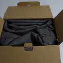CAROMOP Luxury PU Leather Car Seat Covers Full Set-Waterproof Seat Protectors with Split Bench Seat Covers for Cars-Universal Cars Interior Covers for Sedans, SUVs, Pick-up Trucks(Gray/Gray Line)