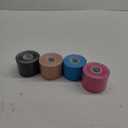 OK TAPE Regular Kinesiology Tape (4 Pack), Original Cotton Athletic Tape for Support Muscle Joint Knee, Sports Waterproof Tape Uncut Strips Latex Free, Hypoallergenic, 2in16.4ft - 4 Colors (4 Rolls, Beige+black+blue+pink)