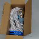 Slip-On Tub Hose 5FT - Flexible Bathtub Faucet Sprayer Attachment for Cleaning & Pet Care -Dog Shower Hose- No Installation - Fits Faucets Up to 3" Wide - Portable