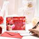 10 x Valentines Day Card with Lights & Music, 3D Pop Up Rose Anniversary Cards for Couples, Romantic Youre My Favorite Sweet Greeting Gift Cards for Wife Husband Girlfriend Boyfriend