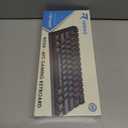 Ranked N60 Nova 60% Form Factor | Hot Swappable Mechanical Gaming Keyboard | 61 Keys Multi Color RGB LED Backlit for PC/Mac Gamer (Black, Gateron Red)