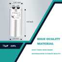 97F9012 97F9012BX C370R 70uF 370V Round Run Capacitor Replacement for HVAC AC Motor