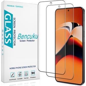 Bencuku (2 Pack) Screen Protector Designed for Samsung Galaxy S24 FE Tempered Glass, Support Fingerprint Unlock, Anti Scratch, Bubble Free