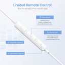 2 Pack Wired Headphones for iPhone Earbuds with Lightning Connector Earphones with Built-in Microphone & Volume Control Compatible with iPhone 7/8/X/11/12/13/14Pro