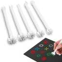5 PCS Flower Petal Dotting Tools for Painting  10 Shapes Mandala Dotting Pens, Rock Painting & Embossing Art Tools for Dots