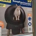 PetSafe ScoopFree SmartSpin Self-Cleaning Cat Litter Box, Black Advanced Odor Control, App Controlled with Health Monitoring, Works with Any Litter, Up to 2 Weeks of Hands-Free Cleaning