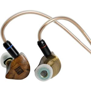 TANGZU FUDU Verse II Hybrid Driver in Ear Monitors, Wired HiFi Earbuds with 1 Titanium Diaphragm Dynamic Driver, 2 Balanced Armature for Audiophile Musician (Bronze, 3.5mm)