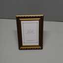 puthiac 5x7 Gold Picture Frame  Ornate Vintage Baroque Photo Frame with Shatterproof Acrylic, Wall & Tabletop, Vertical/Horizontal, Antique Gold Gallery Decor